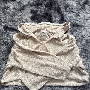 Urban Outfitters Cream Sherpa Hoodie